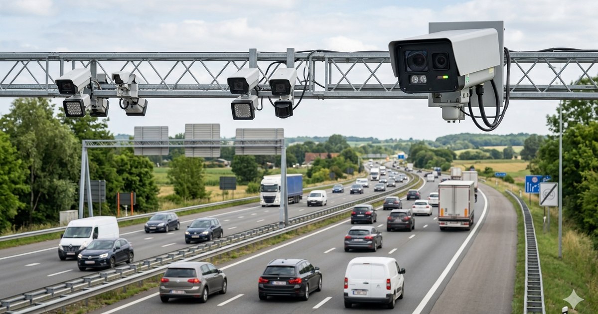 🇧🇪 Gata cu mersul inutil pe banda din mijloc: camerele inteligente vor amenda automat această practică