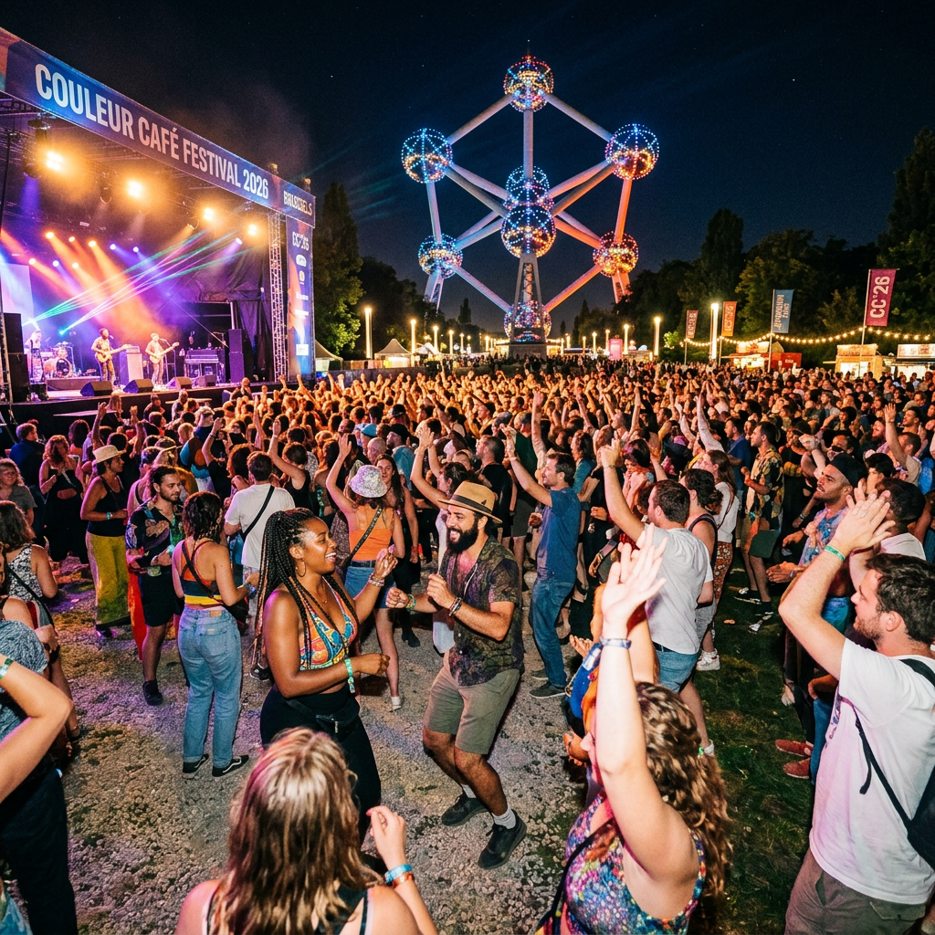 🇧🇪 Couleur Café 2026: trei zile de muzică, emoție și „o bulă de libertate” în Parcul Osseghem – Bruxelles