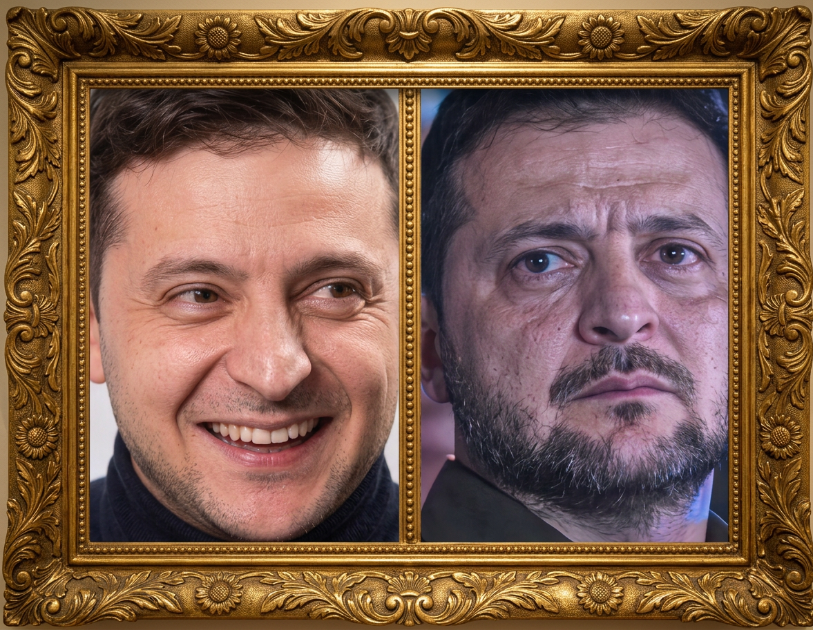 🇺🇦 Vijf jaar oorlog, witte nachten en vijf uur slaap per nacht: hoe de uitputting van een president eruit ziet. Zelenski drinkt 10 koffie per dag, en op 48-jarige leeftijd ziet hij eruit als een man die oud is geworden onder het gewicht van een conflict dat de wereld begint te vergeten