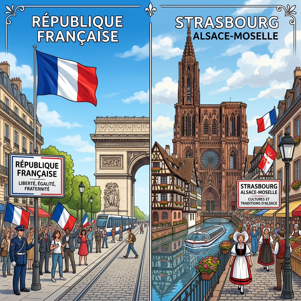 🇫🇷 Alsacia și Moselle, cele trei departamente franceze care nu respectă legile Republicii. Cum o rămășiță a Imperiului German a supraviețuit în Franța modernă