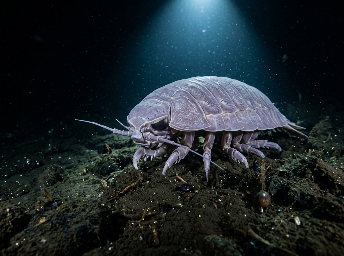 🌊 Ontdekking van het diepzeemonster: Hoe de reuzenpissebed eruitziet en wat hij eet, het wezen dat 2.000 meter onder de oceaan leeft. Een 40 centimeter lange ‘pissebed’ die 5 jaar zonder voedsel kan