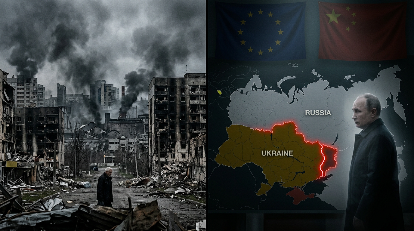 🇧🇦 Quem ganha a guerra na Ucrânia? Alguns anos após a invasão, um usuário fez a pergunta que está incomodando a Europa. Um bibliotecário aposentado diz que “Putin é um ditador doente”, mas alerta que a Rússia pode resistir. Outros falam sobre sanções e colapso econômico. E alguns acreditam que a Ucrânia pode resistir ao colapso do regime de Moscou