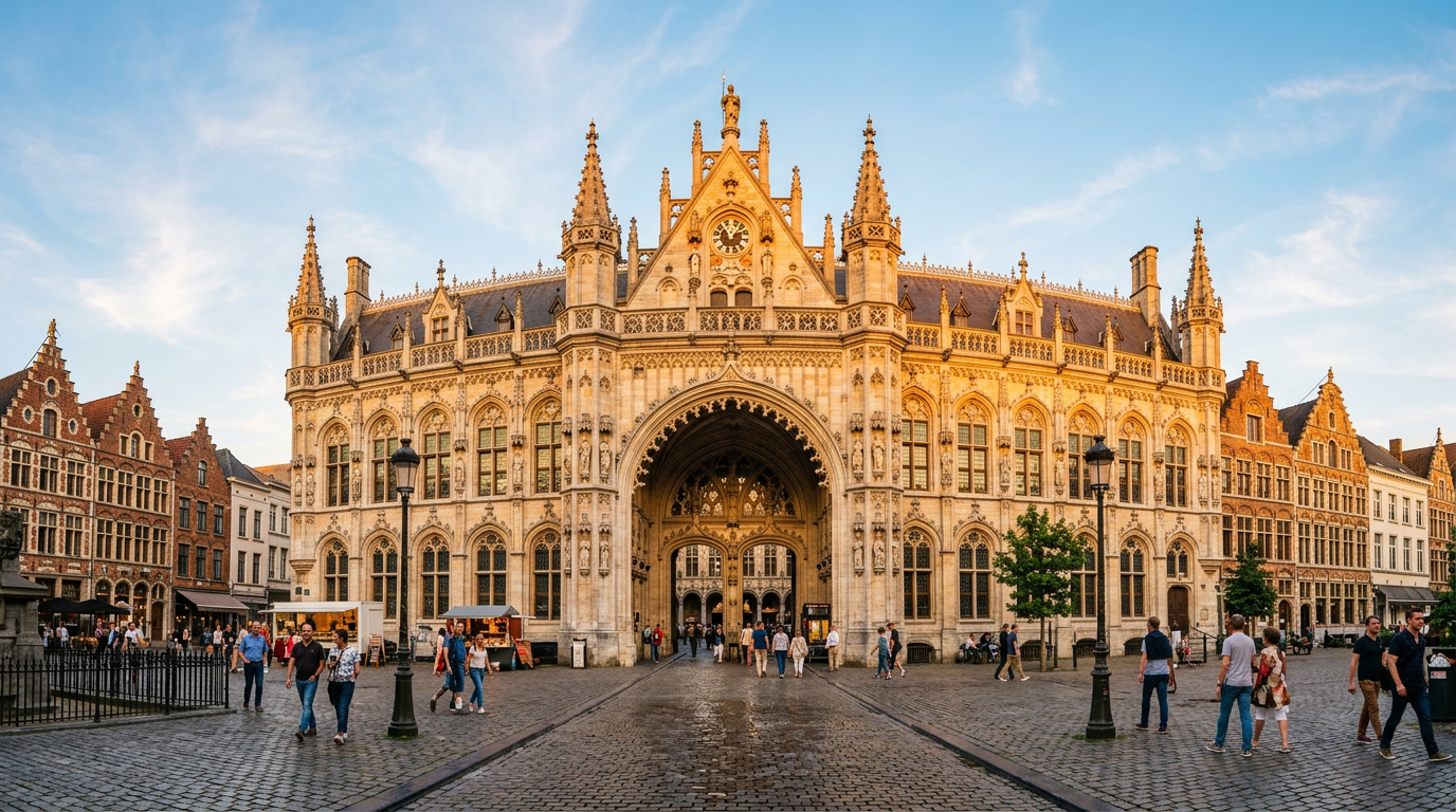 🇧🇪 Prima bursă de valori din lume s-a deschis la Anvers în 1531. A fost construită pentru negustori, dar nu se tranzacționau acțiuni, ci obligațiuni. Clădirea în stil gotic a devenit model pentru Bursa Regală din Londra