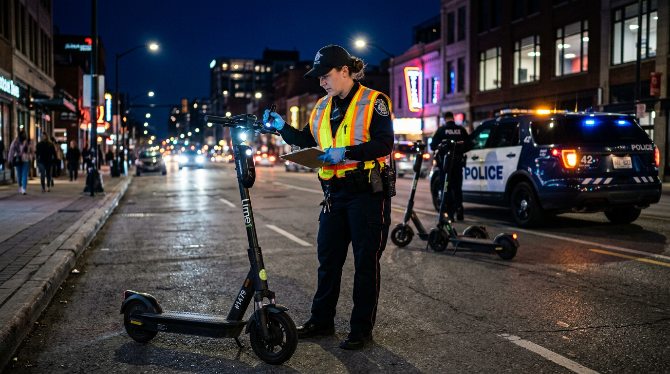 🇫🇷 Forte incursione a Beauvais: 22 utenti di scooter elettrici, multati per non aver indossato il casco. In sole due ore sono stati controllati 24 veicoli e metà di essi sono stati immobilizzati