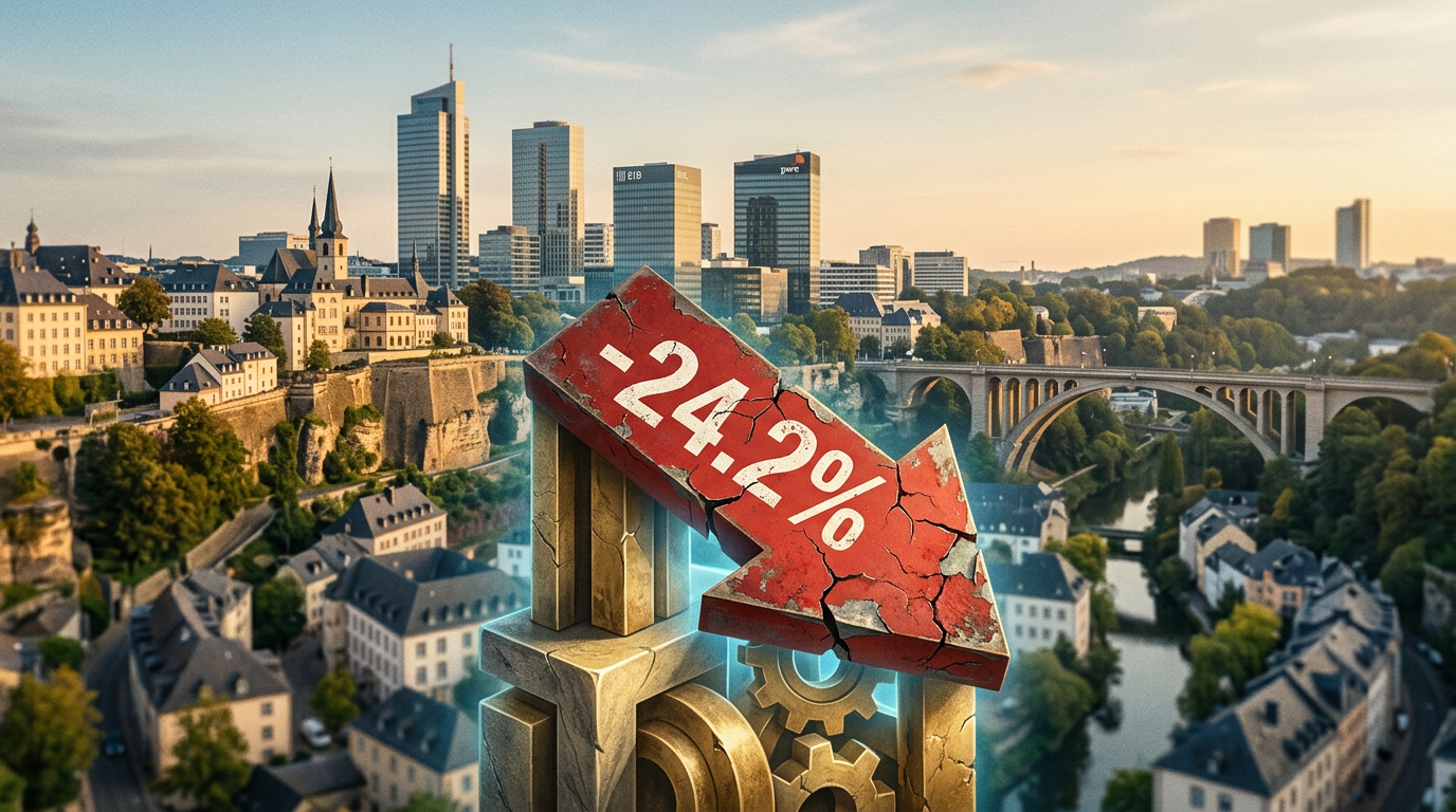 🇱🇺 ¿Descenso espectacular de las inscripciones de empresas en Luxemburgo? La cifra de Eurostat del -24,2 % no cuenta toda la historia