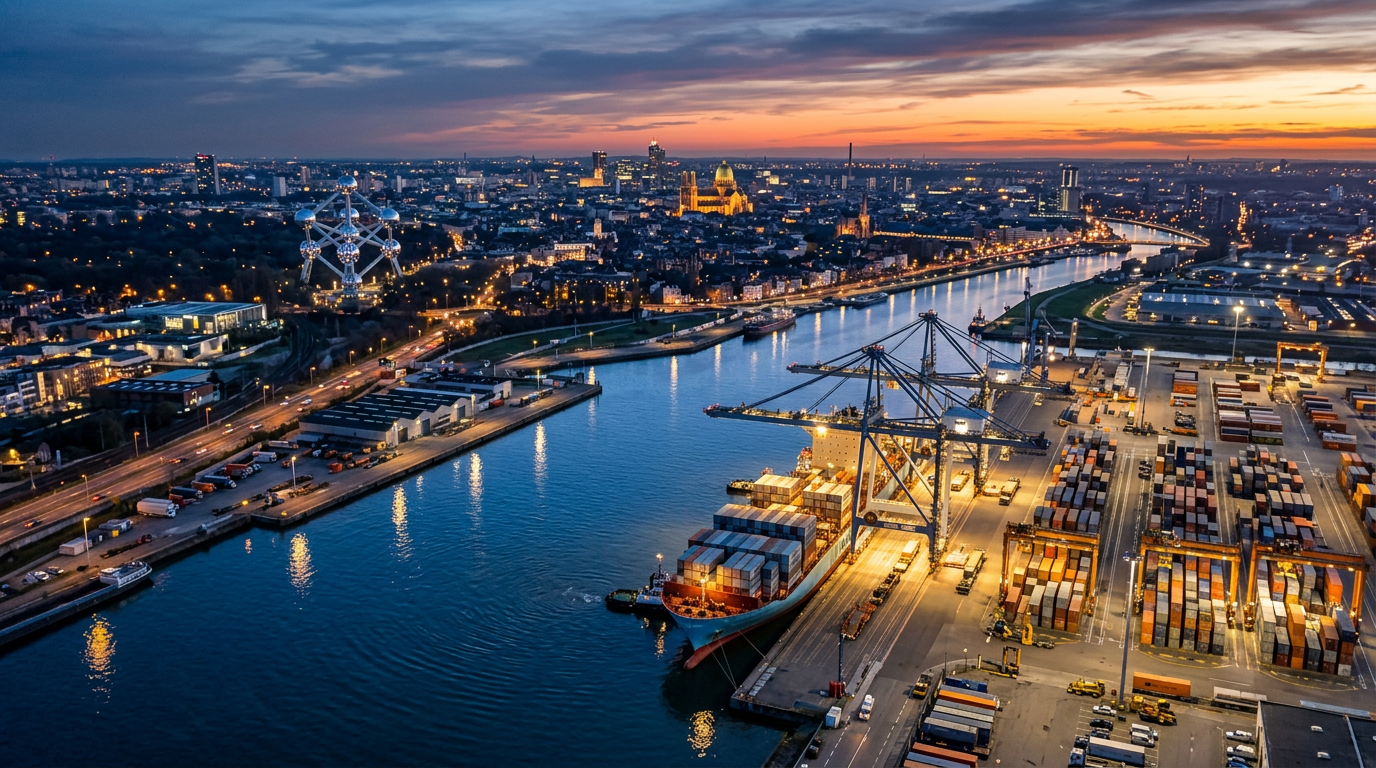 🇧🇪 Perché Bruxelles ha un porto marittimo a 120 km dal mare? La storia del canale che collegò la capitale del Belgio al Mare del Nord