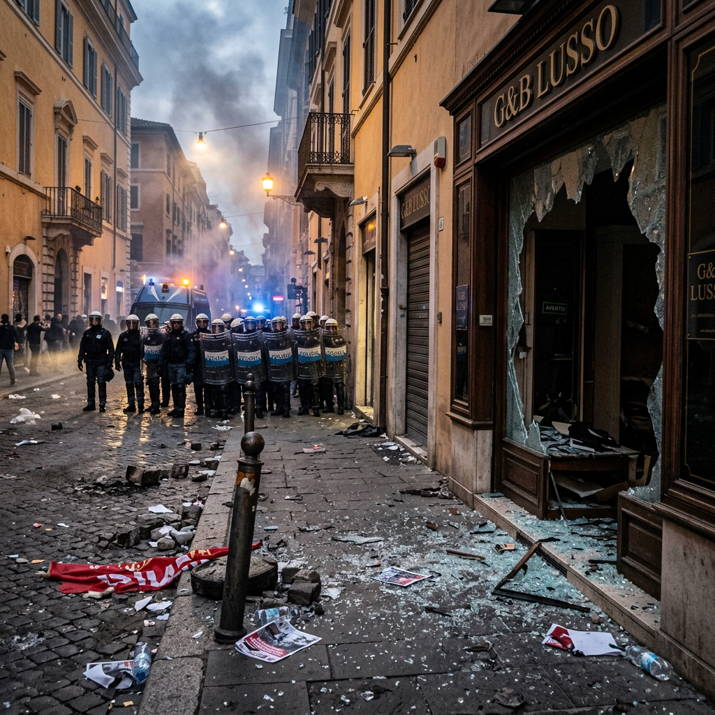 🇮🇹 Italia spune „stop” haosului. Guvernul adoptă un decret dur după protestele violente în care au fost răniți 200 de polițiști